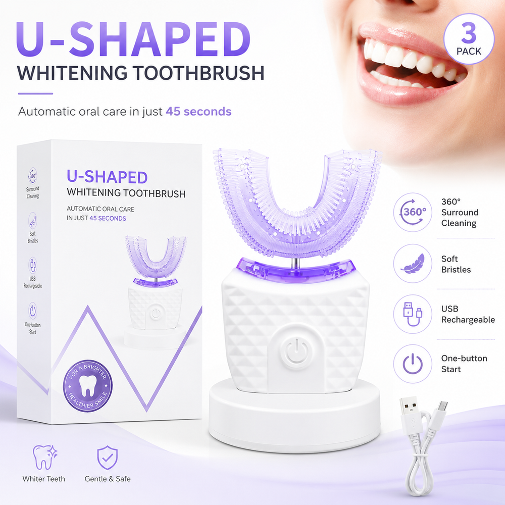 U-Shaped Whitening Brush