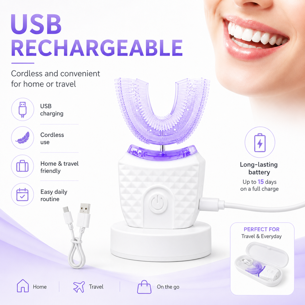 U-Shaped Whitening Brush